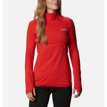 Columbia Winter Power Quarter Zip Knit, Sudaderas Naranjas Para Mujer | 591368-QRW